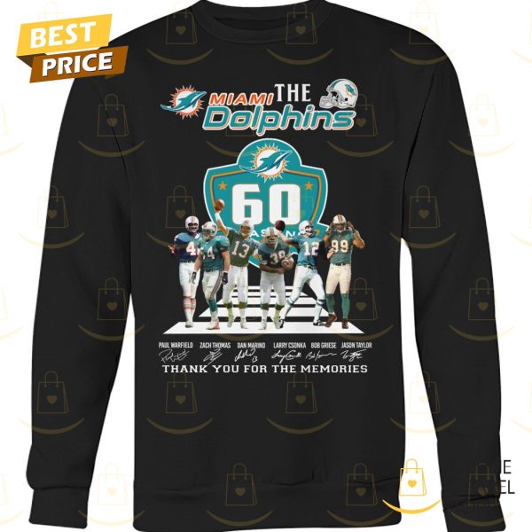 The Miami Dolphins Signature Thank You For The Memories Unisex T-Shirt