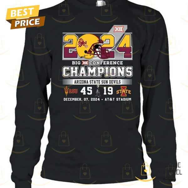 2024 Big XII Conference Champions Arizona State Sun Devils Unisex T-Shirt