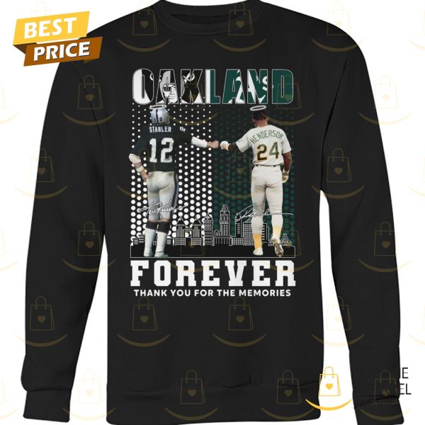 Oakland Athletics x Las Vegas Raiders Signature Thank You For The Memories Unisex T-Shirt