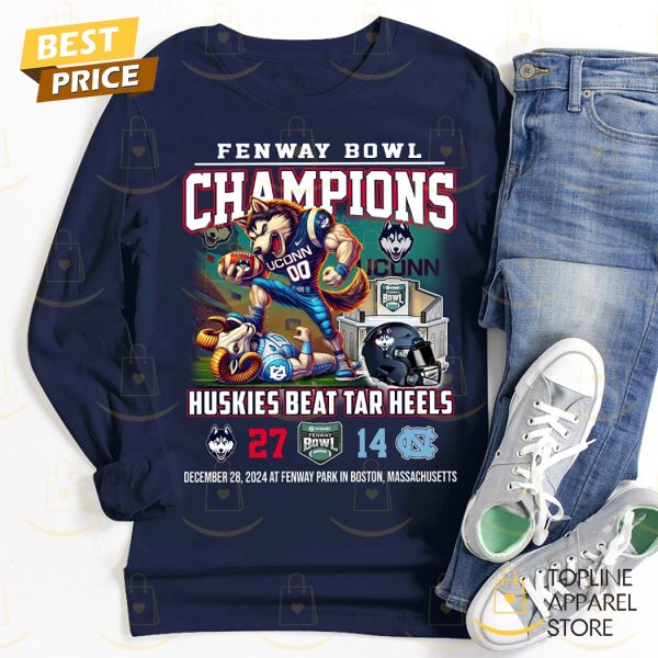 Fenway Bowl Champions UConn Huskies Beat Tar Heels Unisex T-Shirt