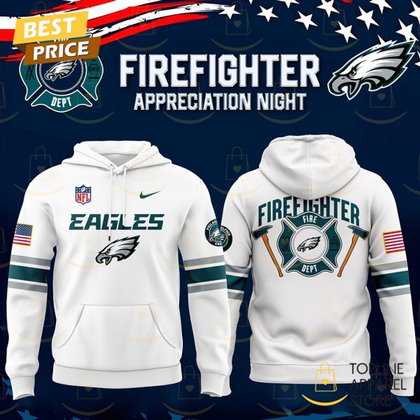 Philadelphia Eagles x 2024 Firefighter Appreciation Night Hoodie