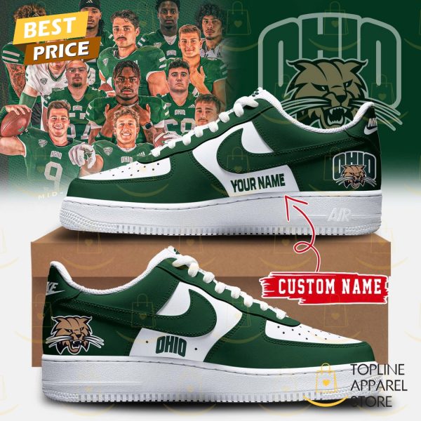 Personalized 2024 Mac Champions Ohio Bobcats Football Air Force 1