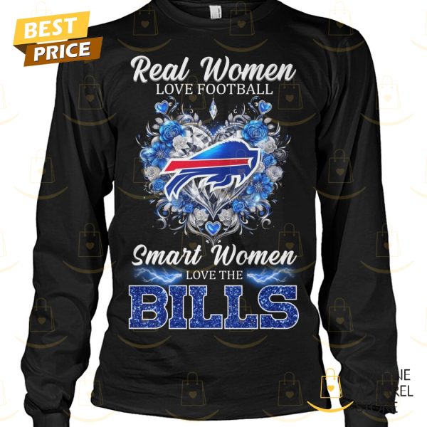 Real Women Love Football Smart Women Love The Buffalo Bills Unisex T-Shirt