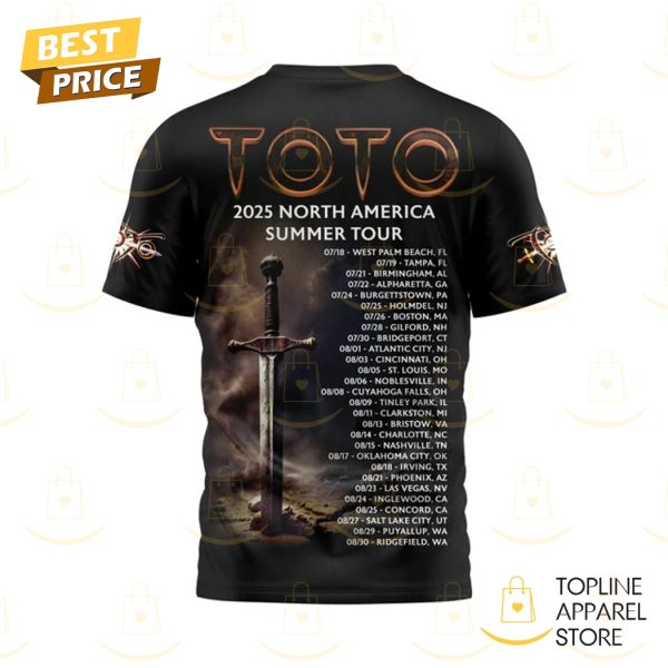 ToTo 2025 North America Summer Tour 3D T-Shirt