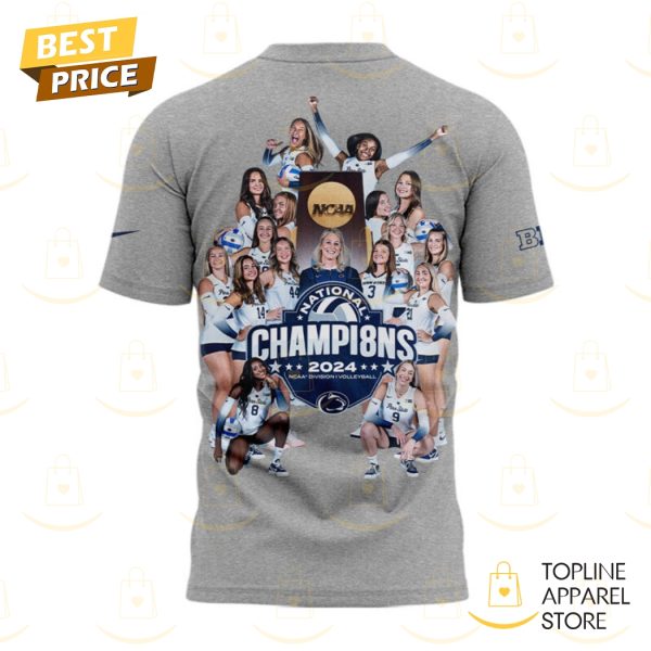 2024 National Champions Penn State Nittany Lions Volleyball 3D T-Shirt