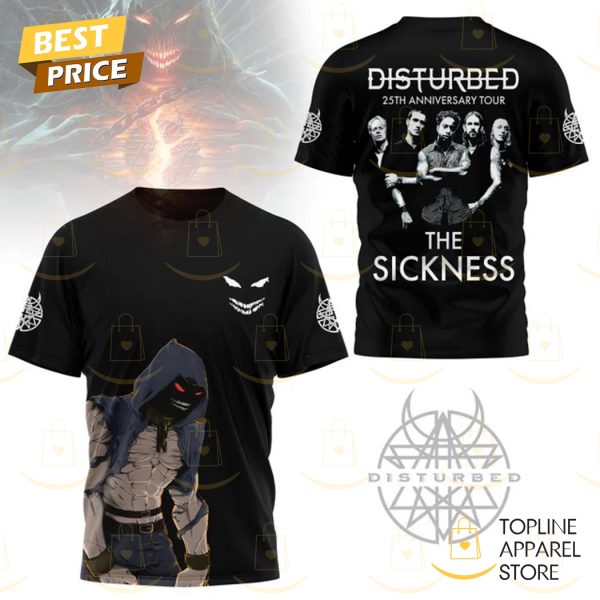 Disturbed – The Sickness 25th Anniversary Tour 3D T-Shirt