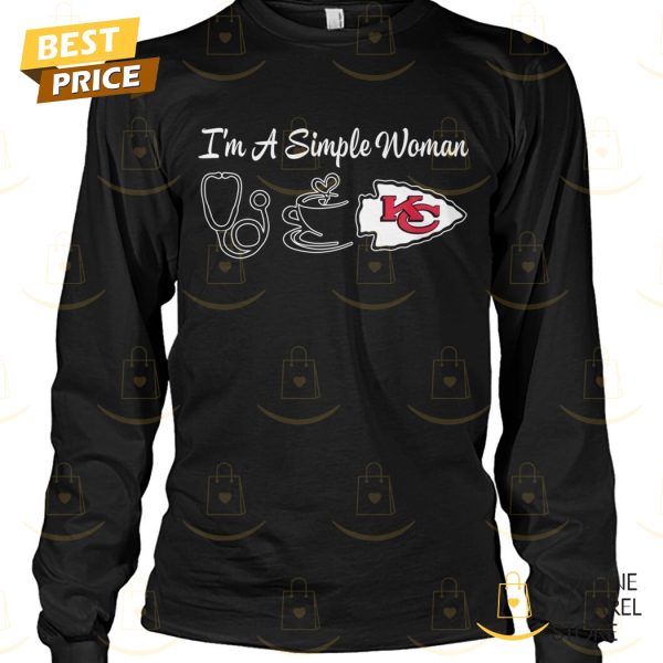 Im A Simple Woman Kansas City Chiefs Unisex T-Shirt