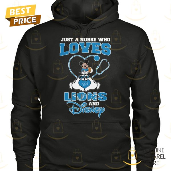 Just A Nurse Who Loves Her Detroit Lions Unisex T-Shirt