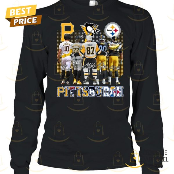 Pittsburgh Pirates x Pittsburgh Penguins x Pittsburgh Steelers Signature Unisex T-Shirt