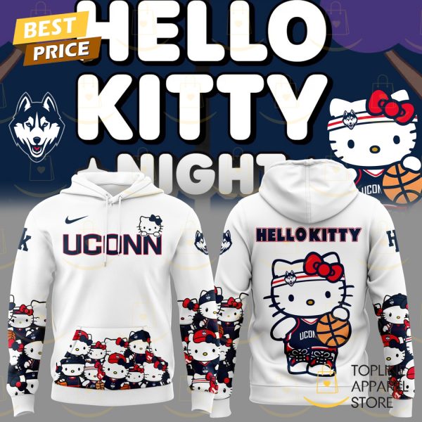 UConn Huskies Women Basketball x Hello Kitty Hoodie