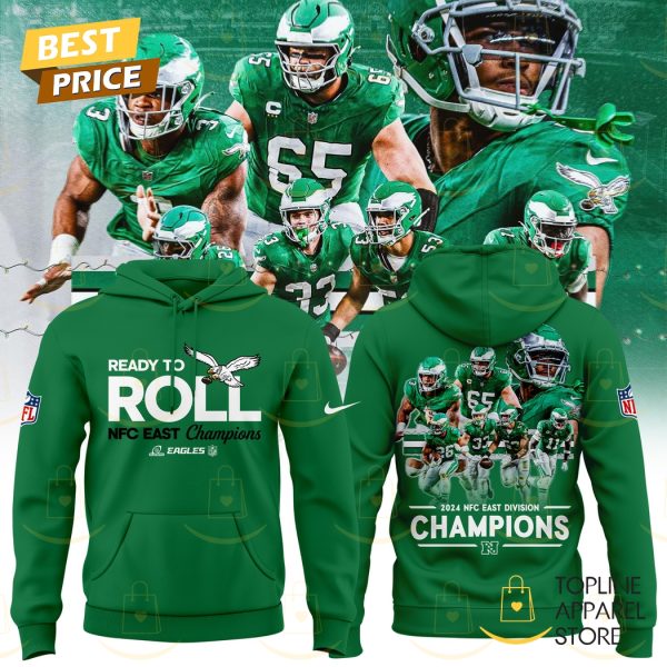 Philadelphia Eagles Nfc East Champions Kelly Green Hoodie