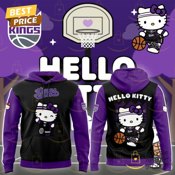 Sacramento Kings 2024 Hello Kitty Collab Hoodie