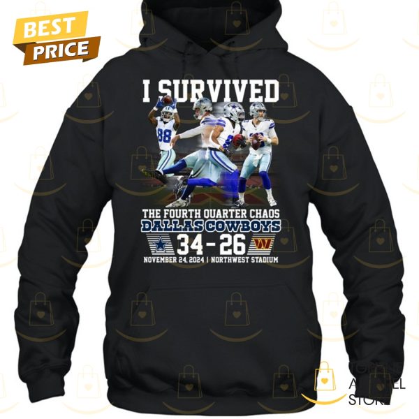 Dallas Cowboys – I Survived The Fourth Quarter Chaos Unisex T-Shirt