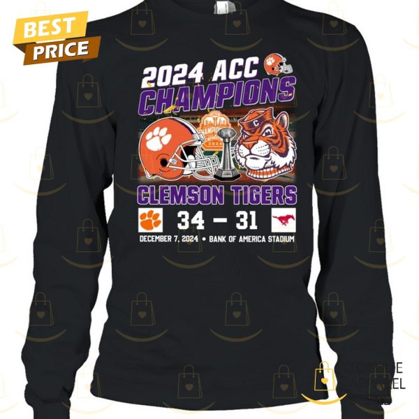 2024 ACC Champions Clemson Tigers Unisex T-Shirt