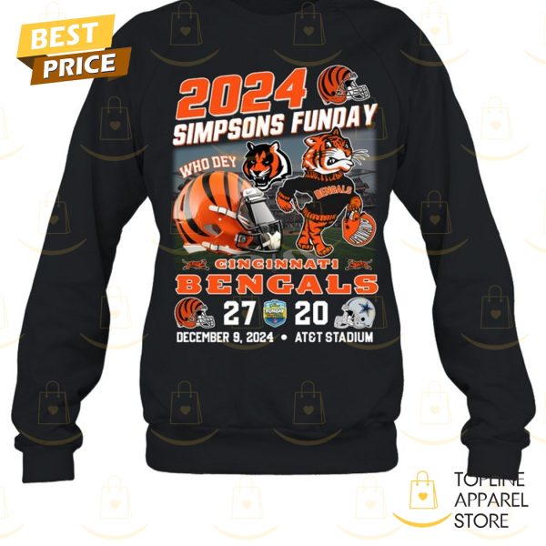 2024 Simpsons Funday Cincinnati Bengals Unisex T-Shirt