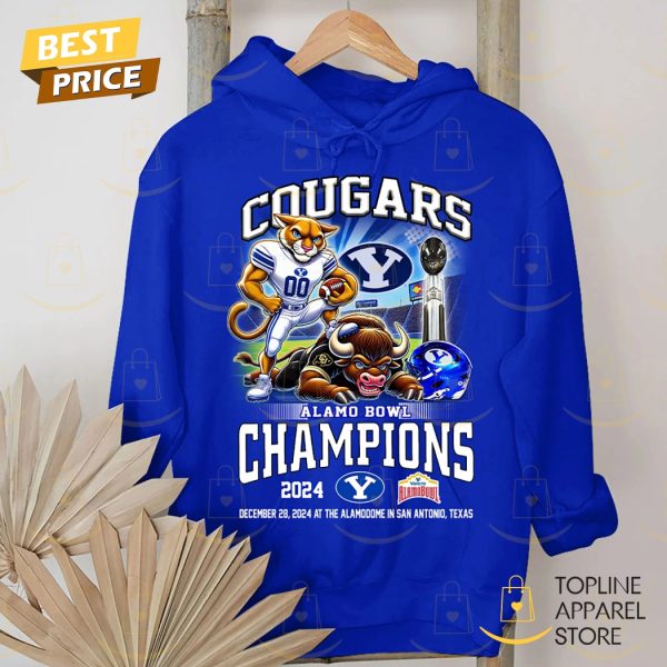 BYU Cougars Alamo Bowl Champions 2024 Unisex T-Shirt