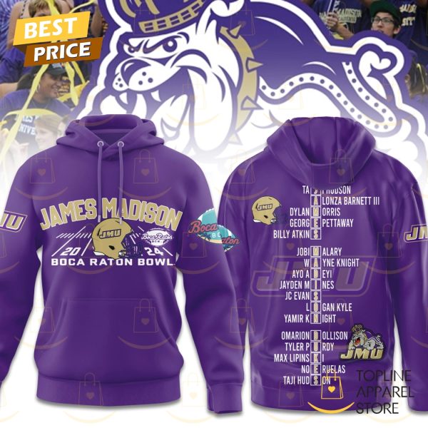 James Madison Dukes 2024 Raton Bowl Hoodie