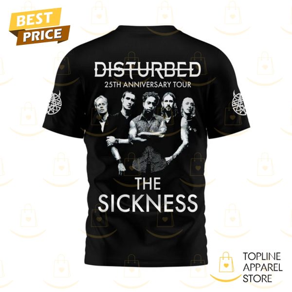 Disturbed – The Sickness 25th Anniversary Tour 3D T-Shirt