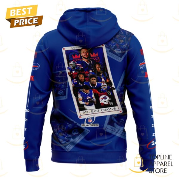 Buffalo Bills 2024 AFC East Division Champions Hoodie – Blue