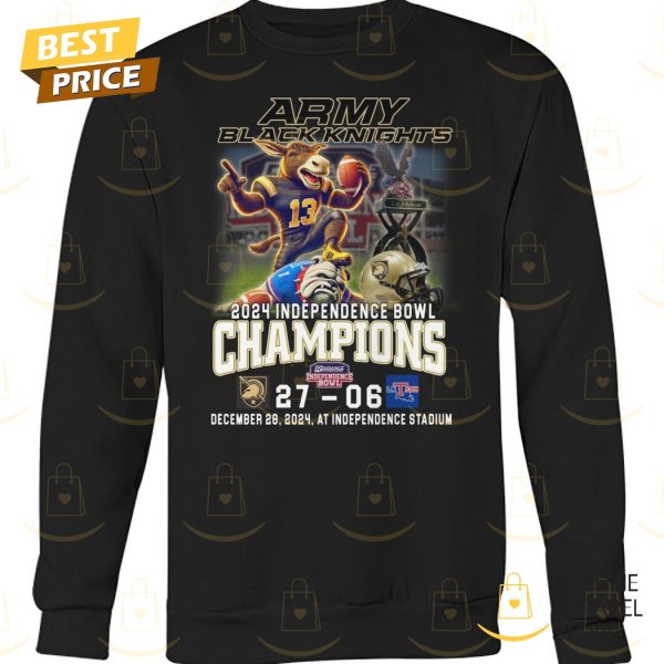 Army Black Knights 2024 Independence Bowl Champions Unisex T-Shirt