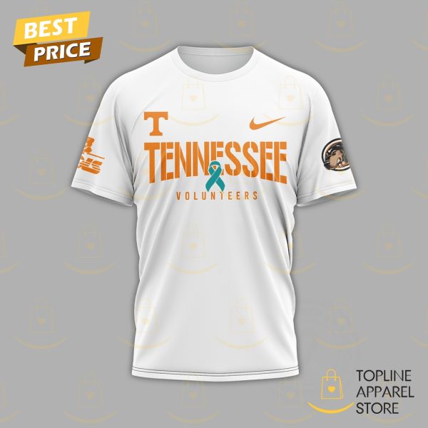 Tennessee Volunteers x Tackle Cervical Cancer 3D T-Shirt