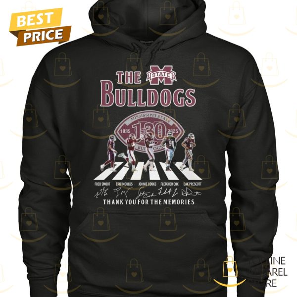 The Mississippi State Bulldogs 130 Years 1895-2025 Signature Thank You For The Memories Unisex T-Shirt