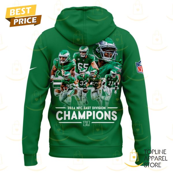 Philadelphia Eagles Nfc East Champions Kelly Green Hoodie