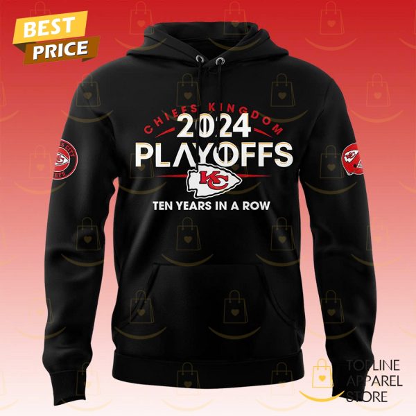 Kansas City Chiefs 2024 Playoffs Afc West Clinched Hoodie