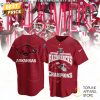 Arkansas Razorback 2024 Autozone Liberty Bowl Champions Baseball Jersey – Black