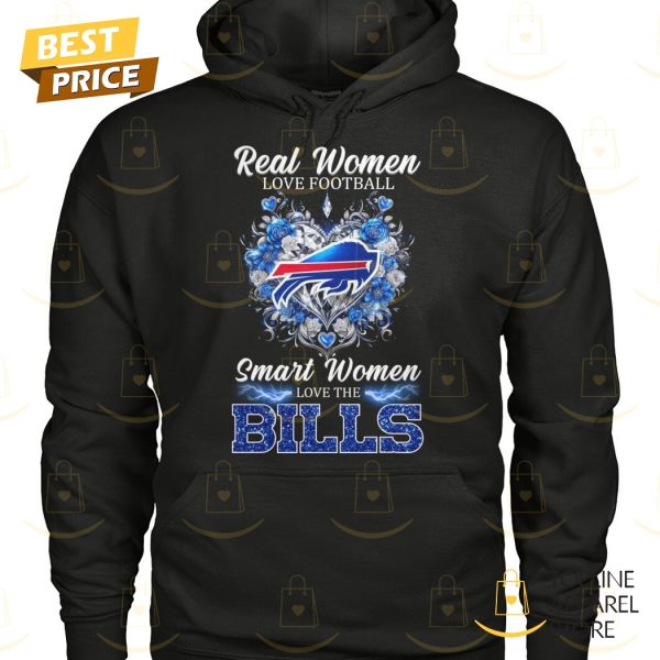 Real Women Love Football Smart Women Love The Buffalo Bills Unisex T-Shirt