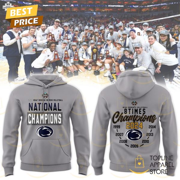 8 Time National Penn State Nittany Lions Women Volleyball Champions 2024 Hoodie