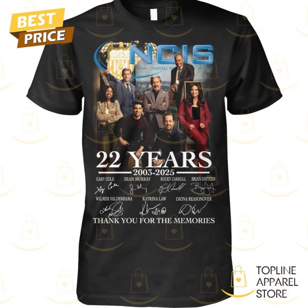 NICS 22 Years 2003-2025 Signature Thank You For The Memories Unisex T-Shirt