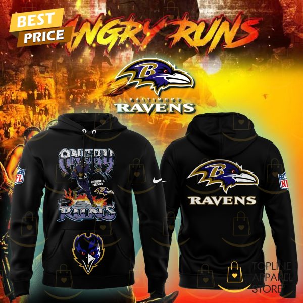 Baltimore Ravens 2024 Angry Runs Derrick Henry Hoodie