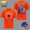 Boise State Broncos College Football Playoff 24-25 Bleed Blue 3D T-Shirt – Blue