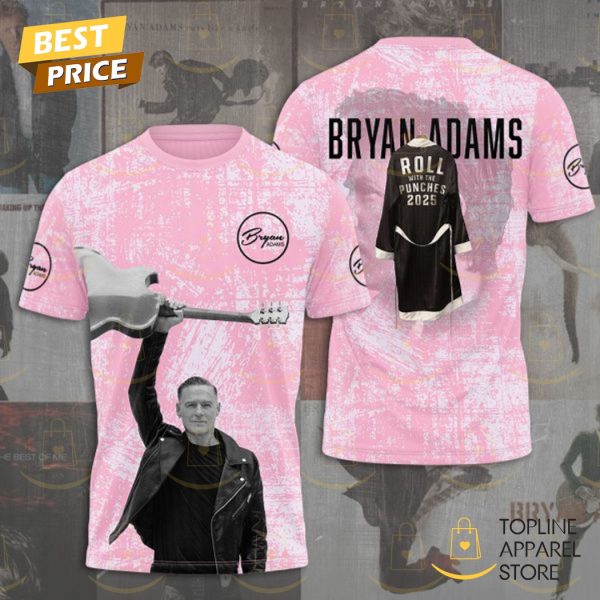 Bryan Adams Roll With The Punches 2025 3D T-Shirt