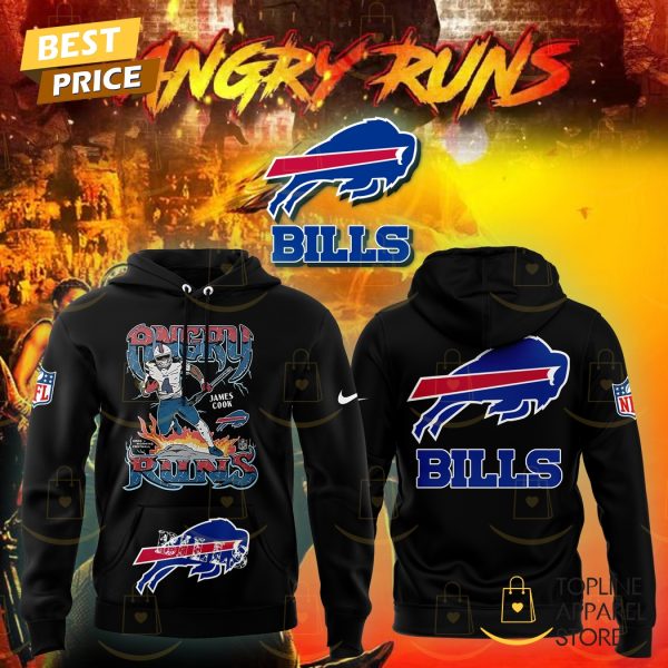 Buffalo Bills 2024 Angry Runs James Cook Hoodie