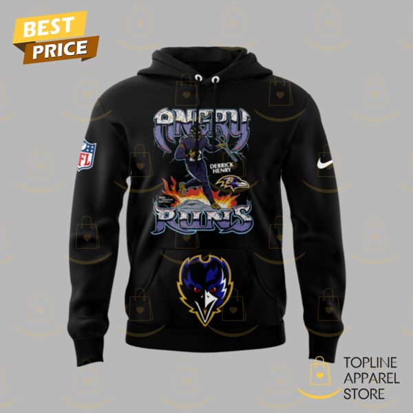 Baltimore Ravens 2024 Angry Runs Derrick Henry Hoodie