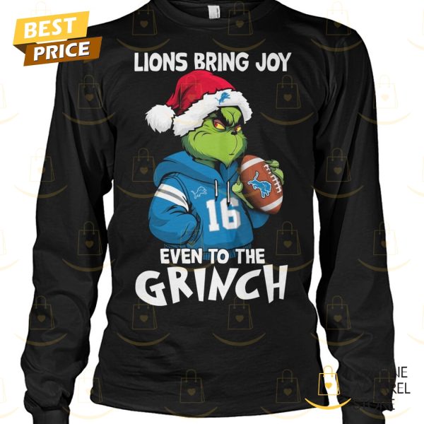 Detroit Lions Bring Joy Even To The Grinch Unisex T-Shirt