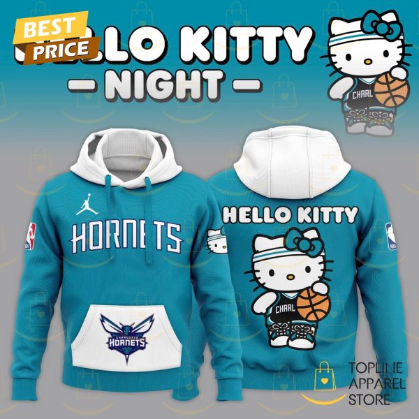 Charlotte Hornets x Hello Kitty Hoodie – Blue