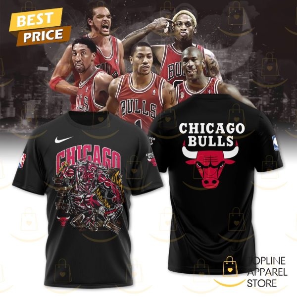 Chicago Bulls x Warren Lotas 3D T-Shirt – White