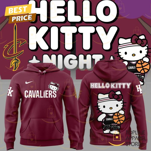 Cleveland Cavaliers Basketball x Hello Kitty Night Hoodie