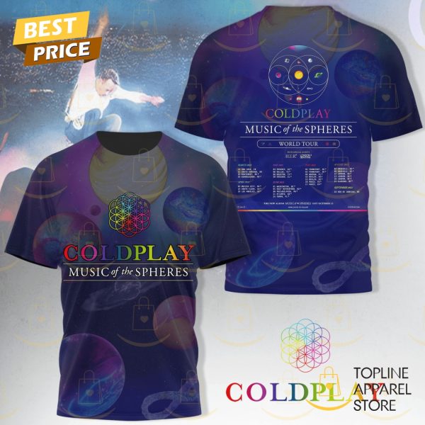 Coldplay Music Of The Spheres 3D T-Shirt