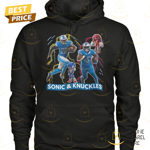 Detroit Lions Sonic & Knuckles Unisex T-Shirt