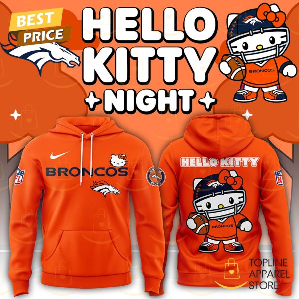 Denver Broncos x Hello Kitty Night Hoodie