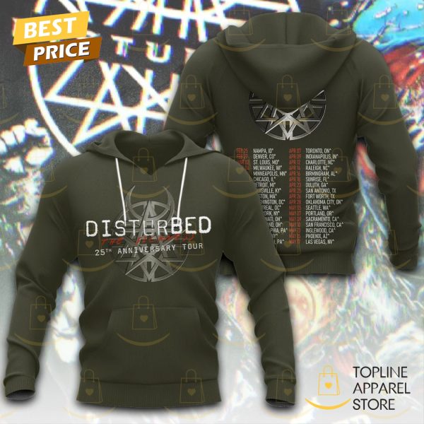 Disturbed 25th Anniversary Tour The Sickness Hoodie