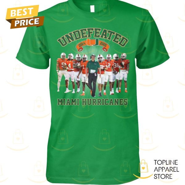 Undefeated Miami Hurricanes 2024-2025 Unisex T-Shirt