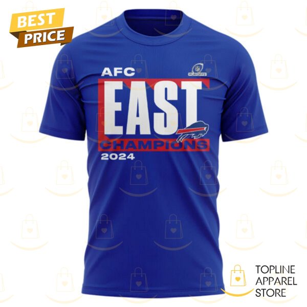 Buffalo Bills Fanatics Royal 2024 AFC East Division Champions Unisex T-Shirt