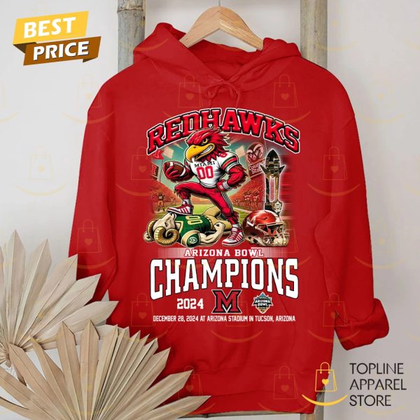 Miami RedHawks Arizona Bowl Champions 2024 Unisex T-Shirt