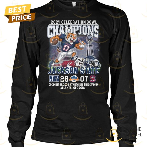 2024 Celebration Bowl Champions Jackson State Tigers Unisex T-Shirt