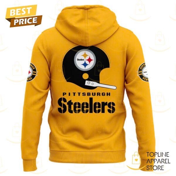 Pittsburgh Steelers Throwback 50th Anniversary Super Bowl Hoodie – Gold